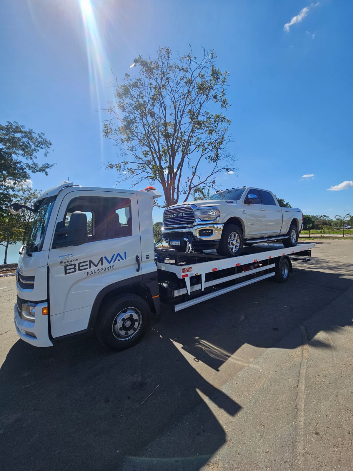 Guincho BemVai removendo caminhonete RAM